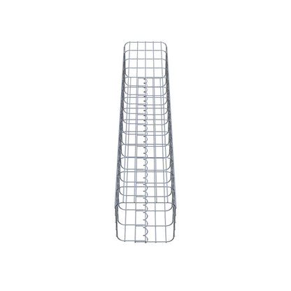 Gabion column 27 x 27 cm, MW 5 x 10 cm square