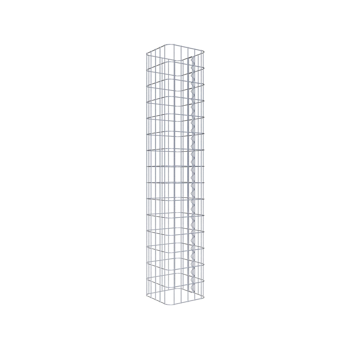 Gabion column 27 x 27 cm, MW 5 x 10 cm square