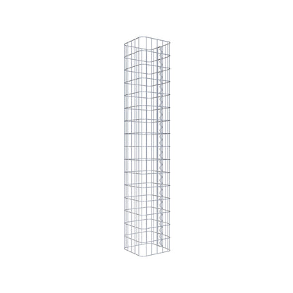 Gabion column 27 x 27 cm, MW 5 x 10 cm square