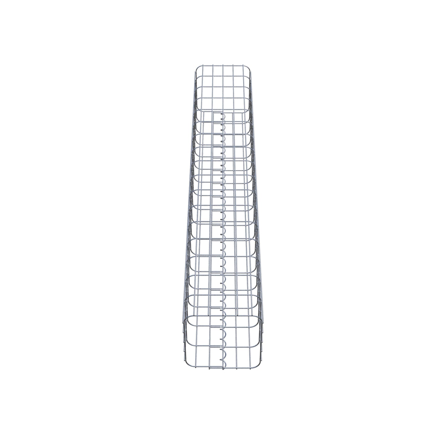 Gabion column 27 x 27 cm, MW 5 x 10 cm square