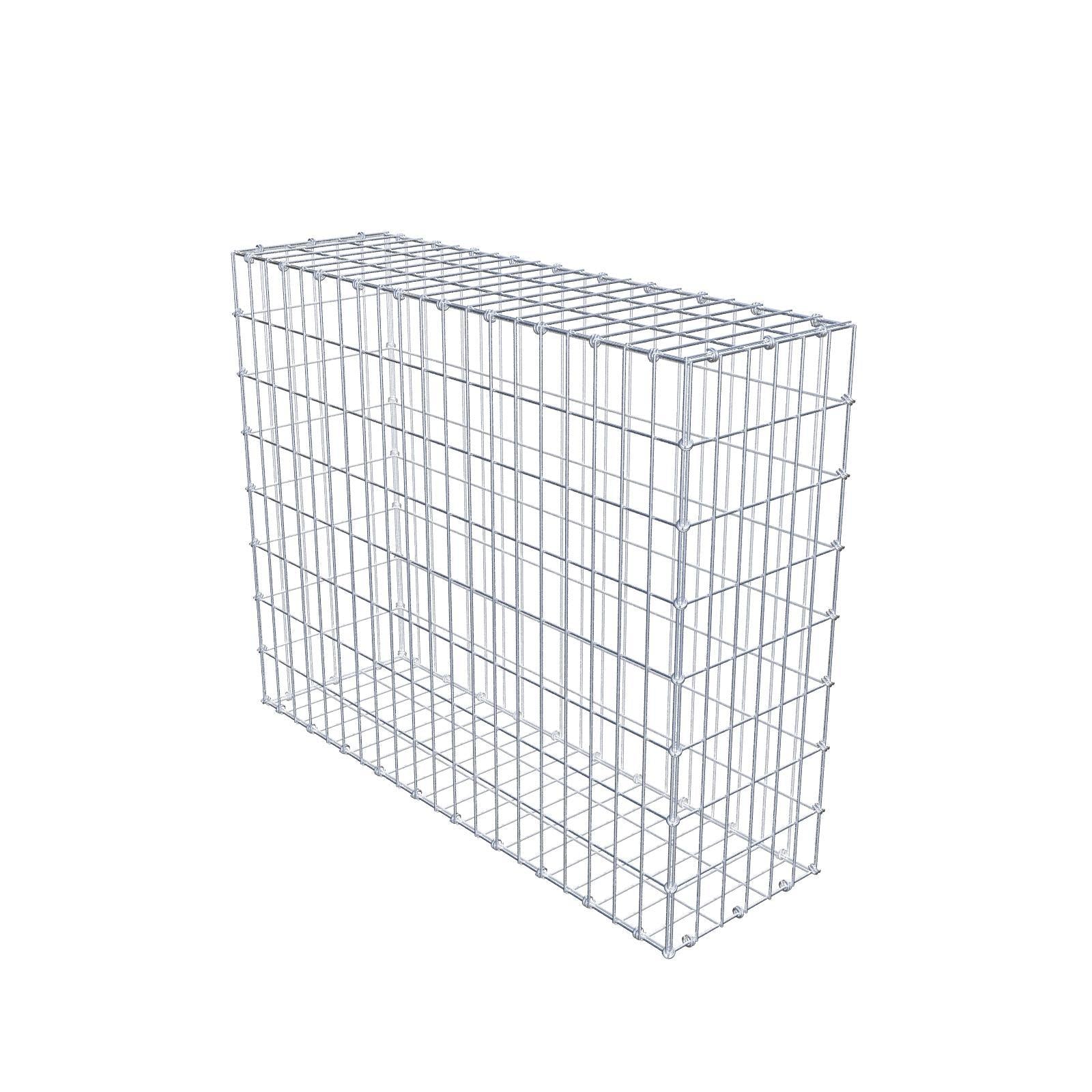 Gabion 100 cm x 80 cm x 30 cm (L x H x D), mesh size 5 x 10 cm, spiral ring
