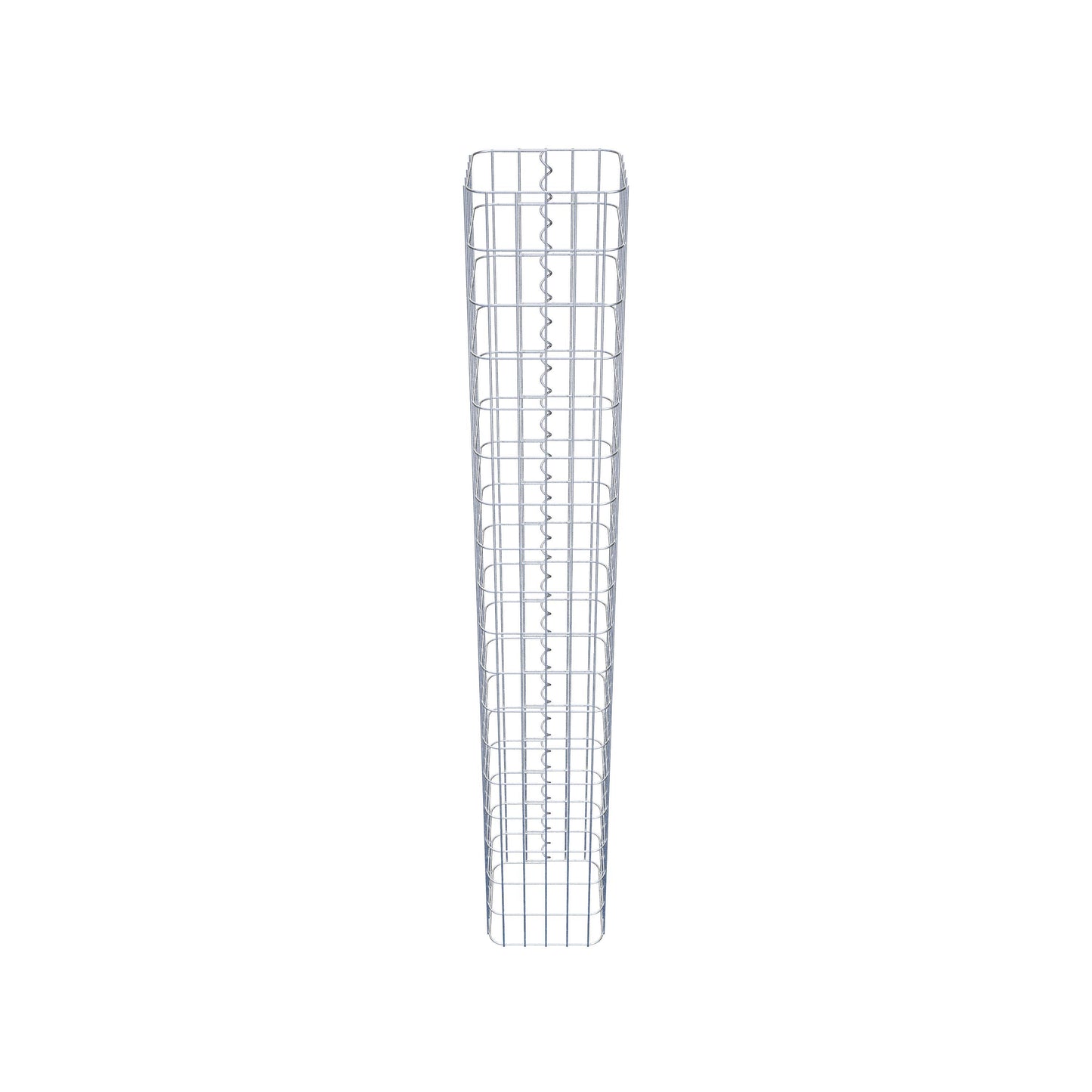 Gabion column 27 x 27 cm, MW 5 x 10 cm square