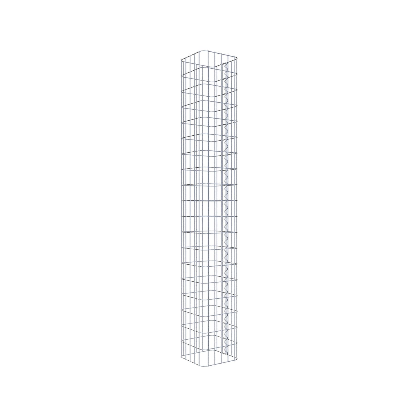 Gabion column 27 x 27 cm, MW 5 x 10 cm square