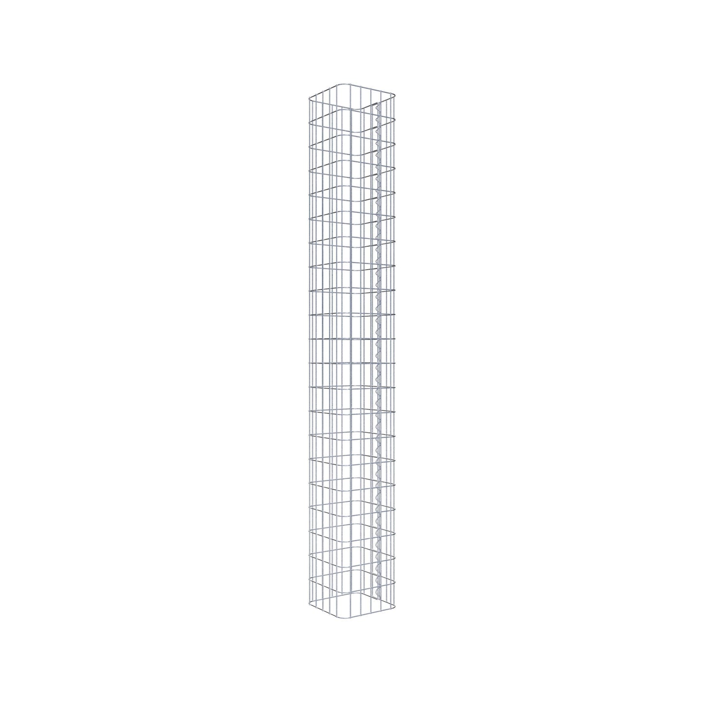 Gabion column 27 x 27 cm, MW 5 x 10 cm square