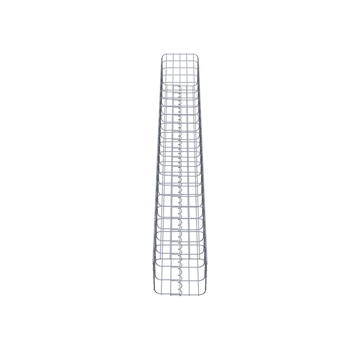 Gabion column 27 x 27 cm, MW 5 x 10 cm square