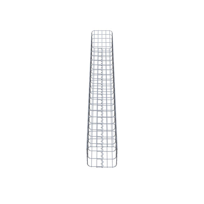 Gabion column 27 x 27 cm, MW 5 x 10 cm square