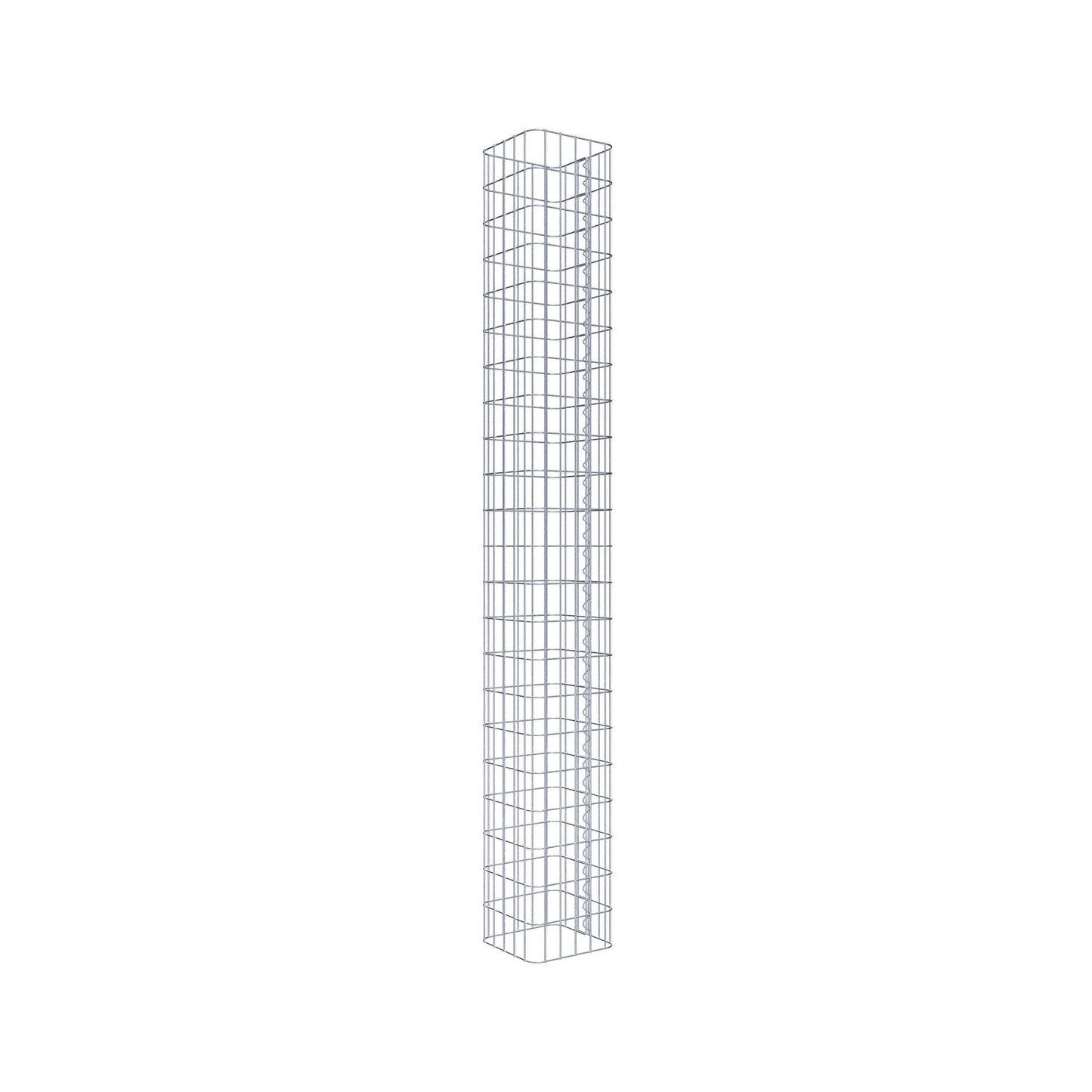 Gabion column 27 x 27 cm, MW 5 x 10 cm square