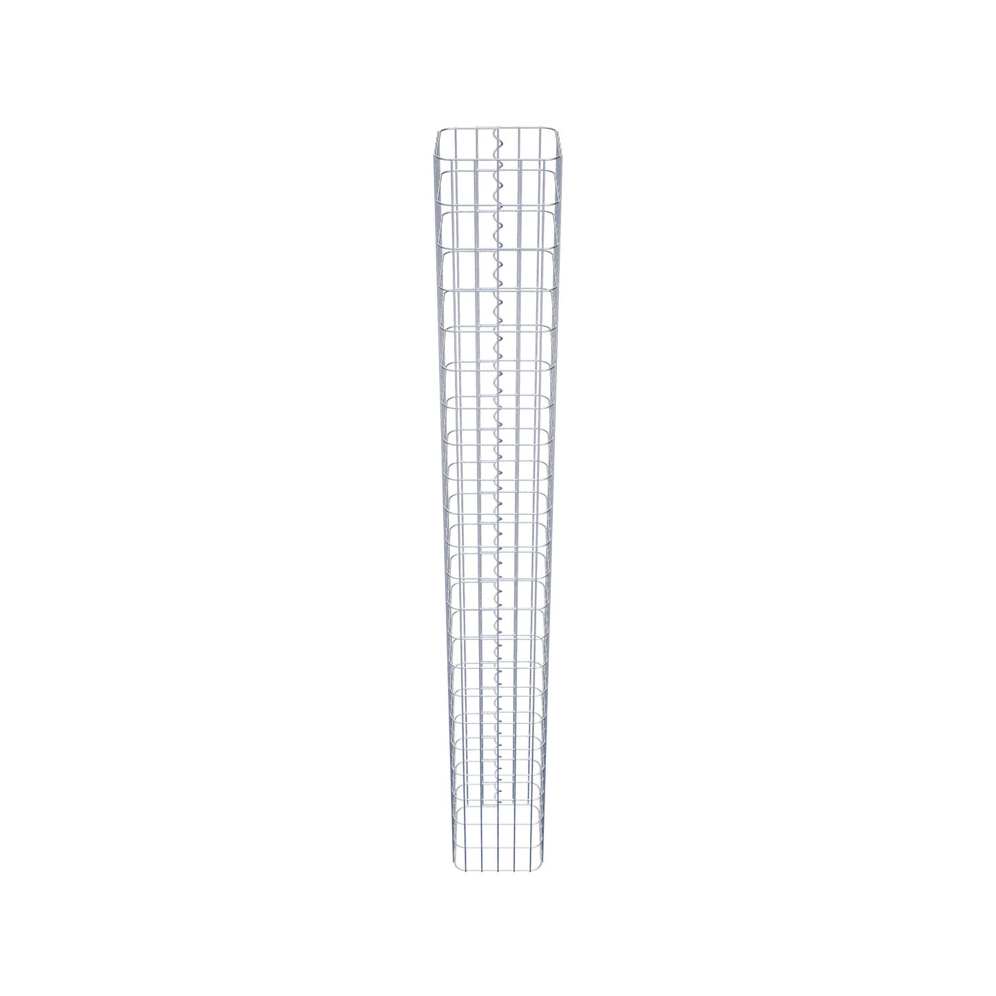 Gabion column 27 x 27 cm, MW 5 x 10 cm square