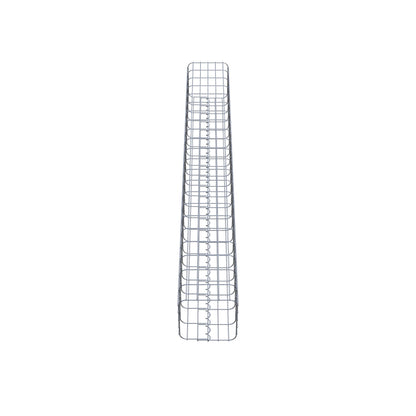 Gabion column 27 x 27 cm, MW 5 x 10 cm square