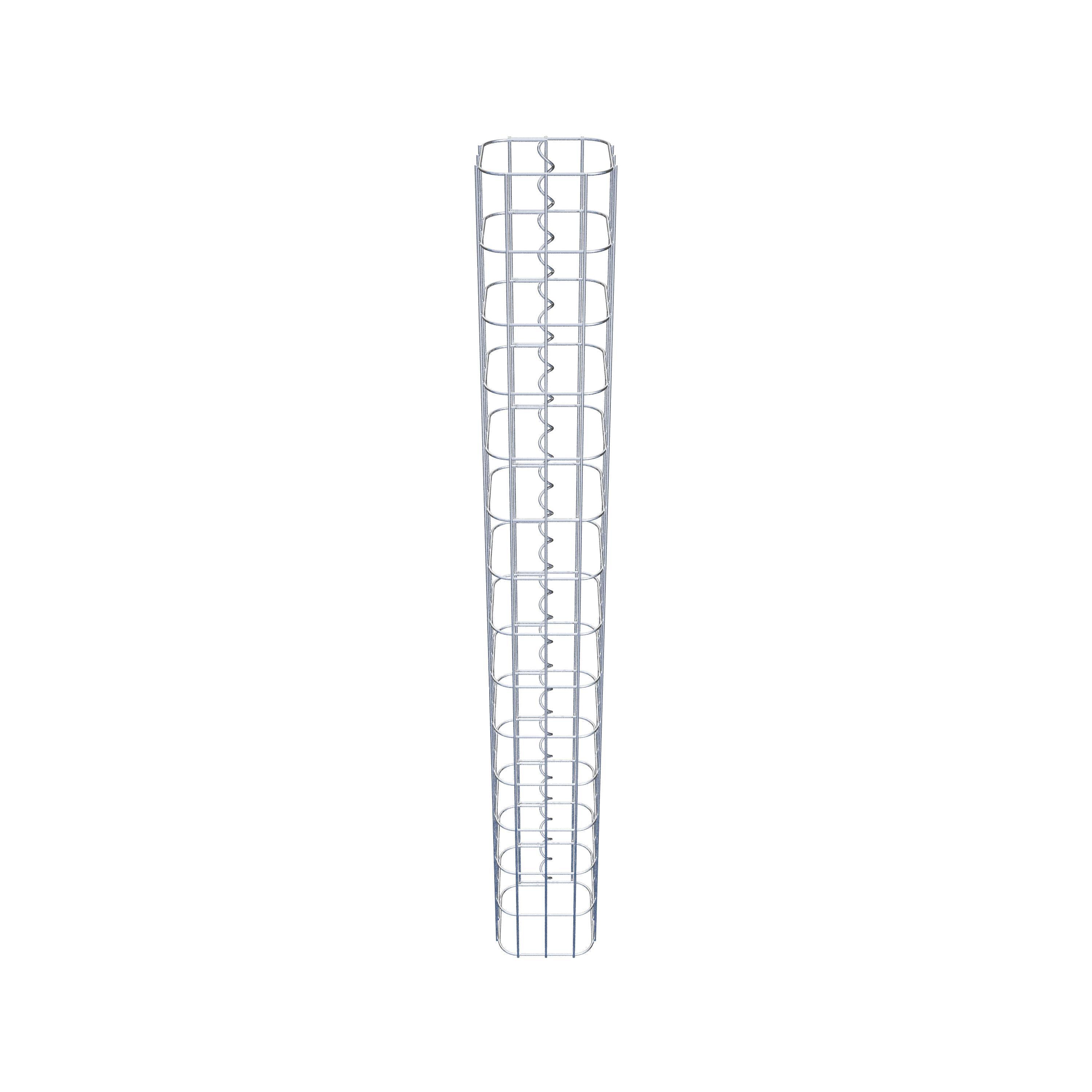 Gabionsøjle 17 x 17 cm, MW 5 x 10 cm kvadratisk