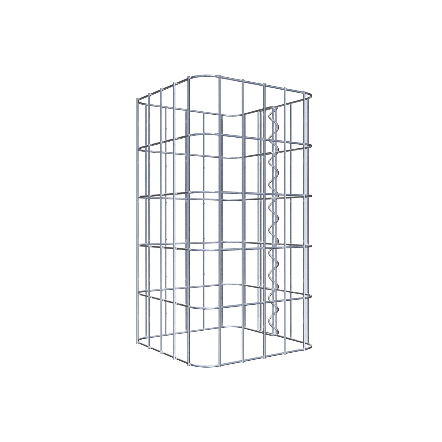 Gabion column 27 x 27 cm, MW 5 x 10 cm square