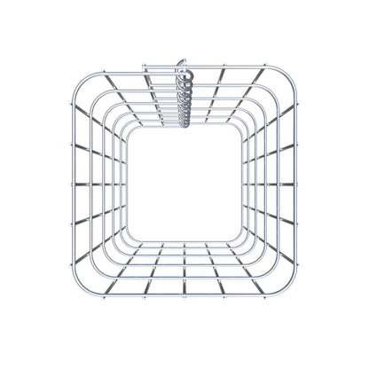 Gabion column 27 x 27 cm, MW 5 x 10 cm square