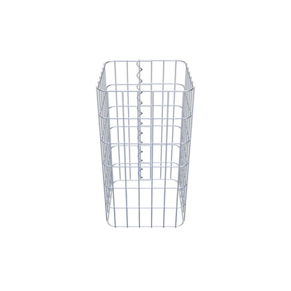 Gabionensäule 32 x 32 cm, MW 5 x 10 cm eckig