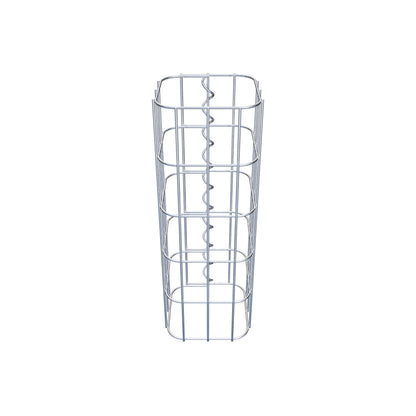 Columna de gaviones 17 x 17 cm, cuadrado MW 5 x 10 cm