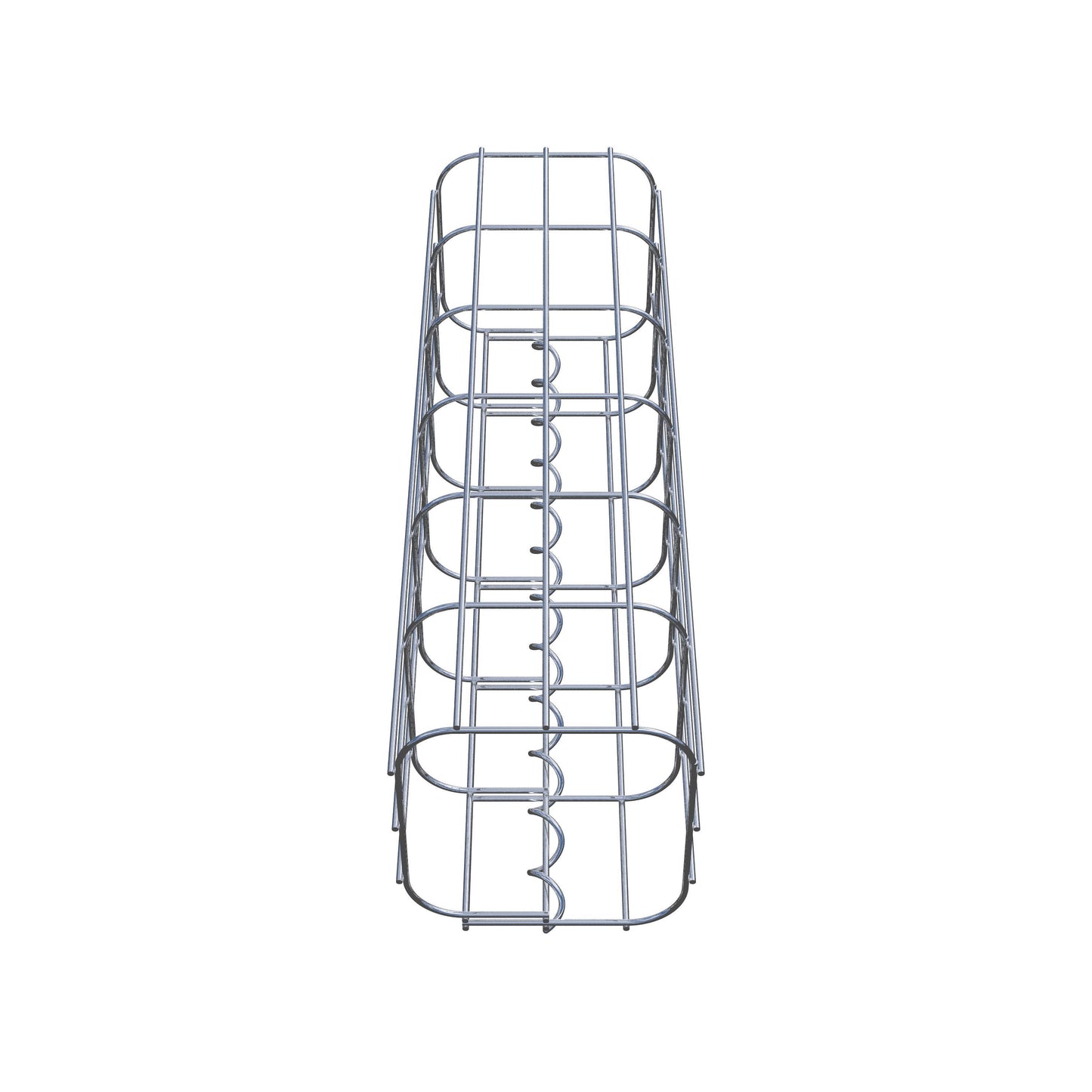 Columna de gaviones 17 x 17 cm, cuadrado MW 5 x 10 cm