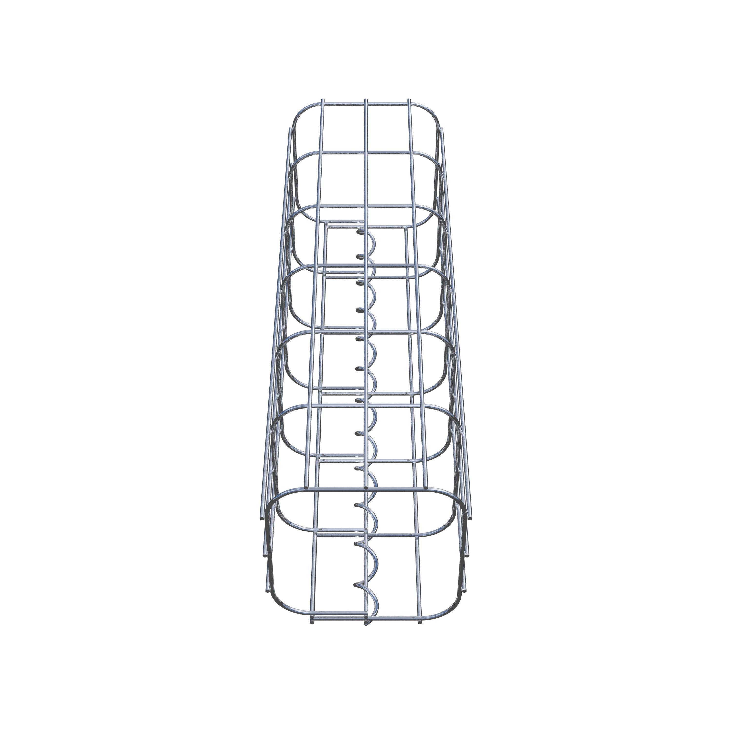 Colonna di gabbioni 17 x 17 cm, MW 5 x 10 cm quadrati