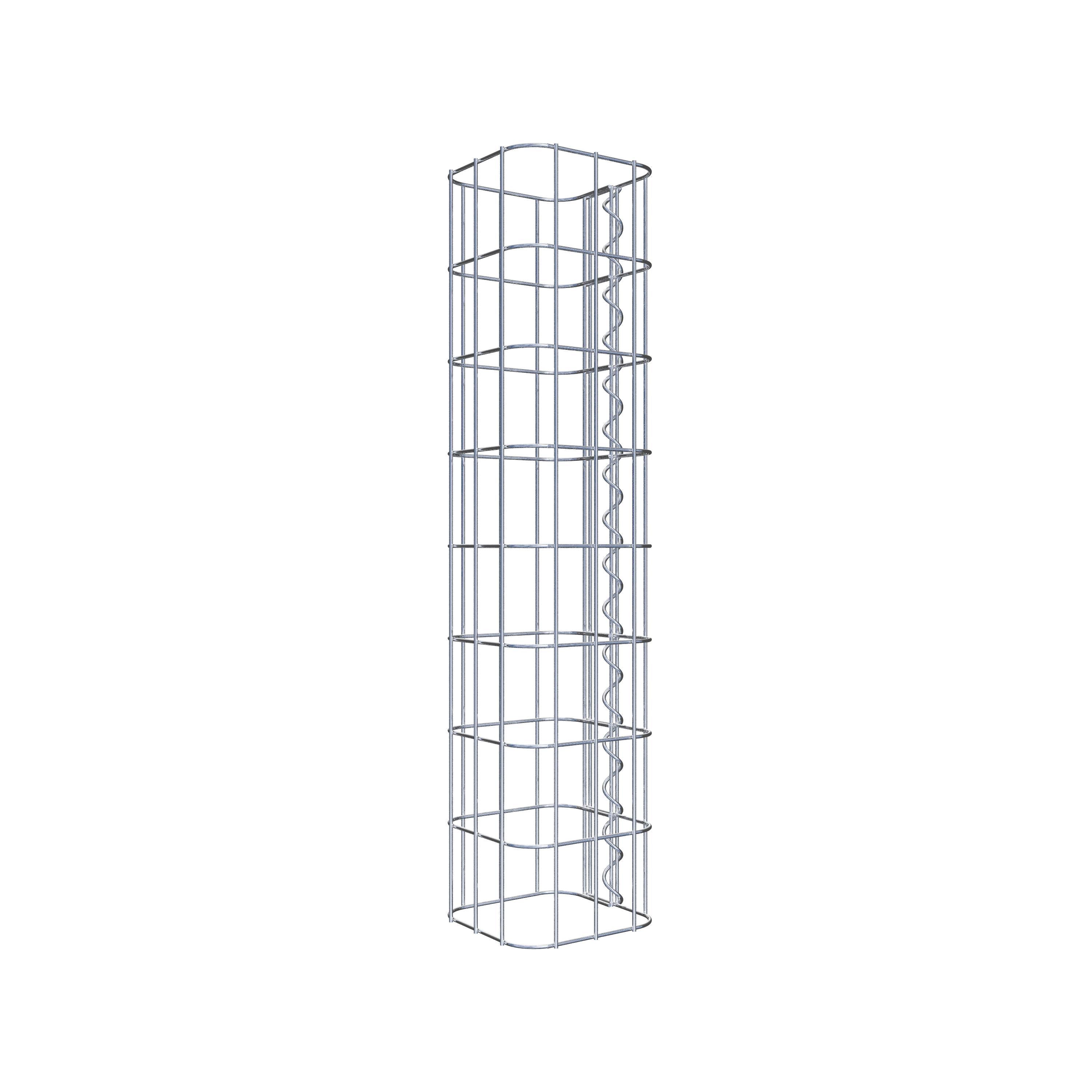 Colonna di gabbioni 17 x 17 cm, MW 5 x 10 cm quadrati