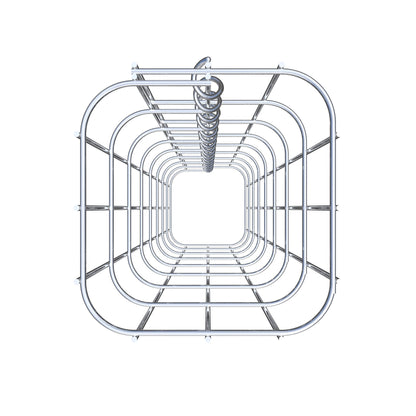 Columna de gaviones 17 x 17 cm, cuadrado MW 5 x 10 cm