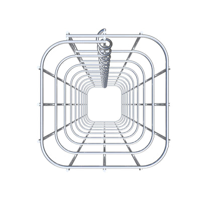 Columna de gaviones 17 x 17 cm, cuadrado MW 5 x 10 cm