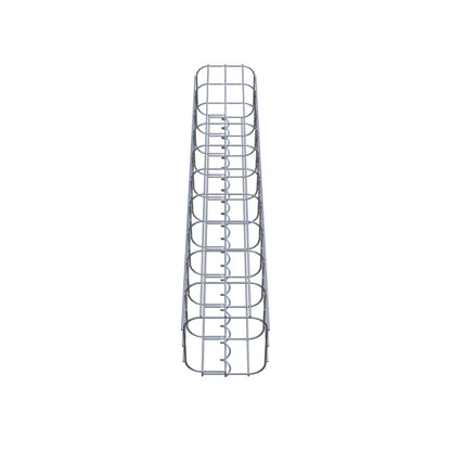 Columna de gaviones 17 x 17 cm, cuadrado MW 5 x 10 cm