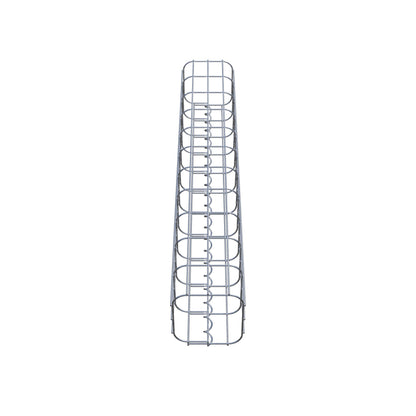 Columna de gaviones 17 x 17 cm, cuadrado MW 5 x 10 cm