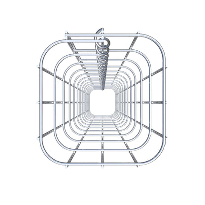 Columna de gaviones 17 x 17 cm, cuadrado MW 5 x 10 cm