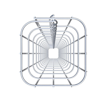 Columna de gaviones 17 x 17 cm, cuadrado MW 5 x 10 cm