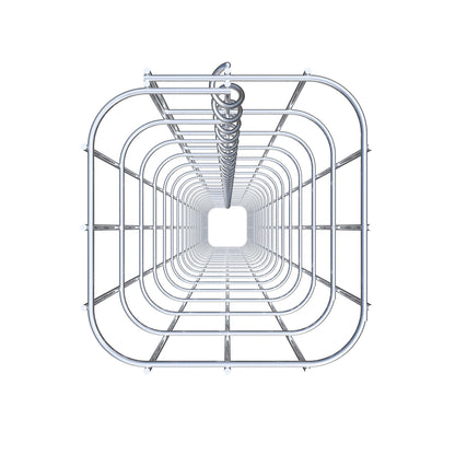 Columna de gaviones 17 x 17 cm, cuadrado MW 5 x 10 cm