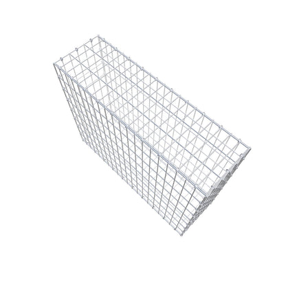 Gabion 100 cm x 80 cm x 30 cm (L x H x D), maskstorlek 5 cm x 10 cm, C-ring