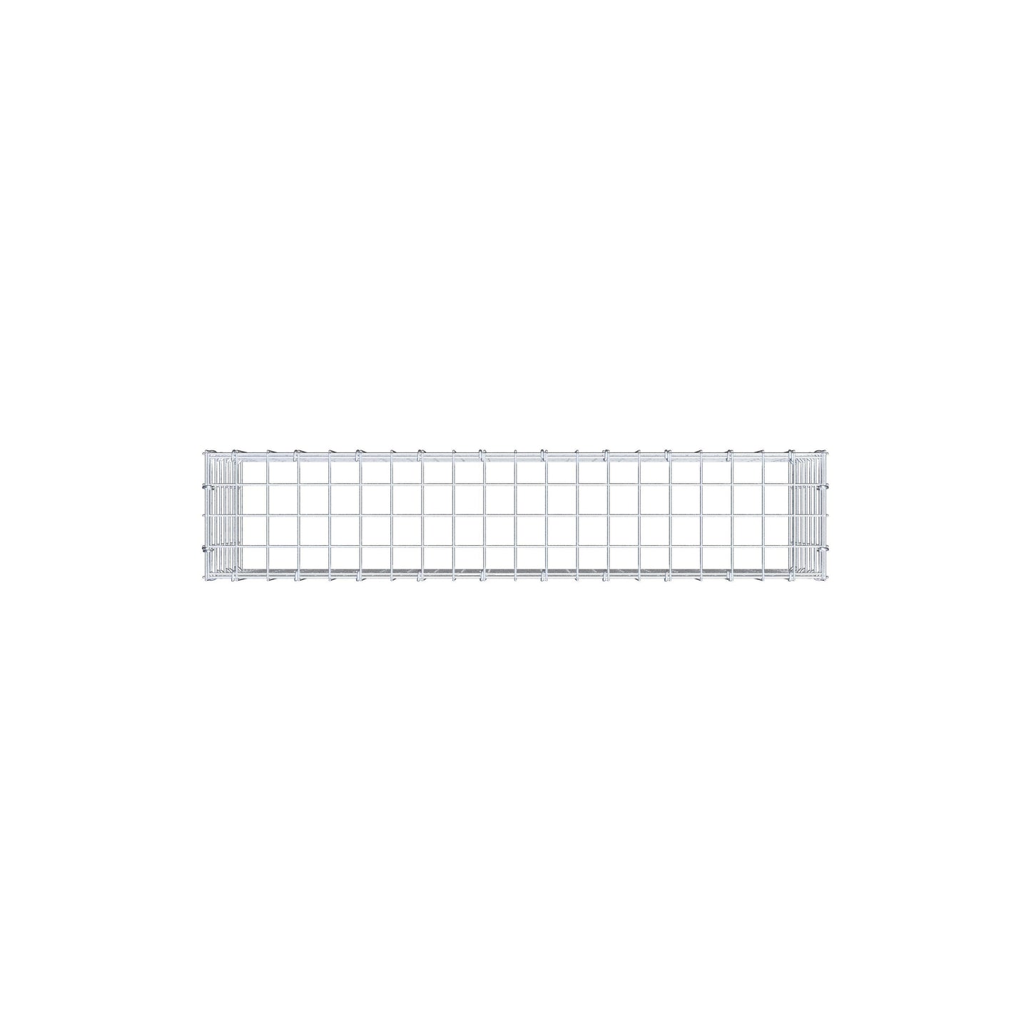 Monteret gabion type 3 100 cm x 40 cm x 20 cm (L x H x D), maskestørrelse 5 cm x 5 cm, C-ring