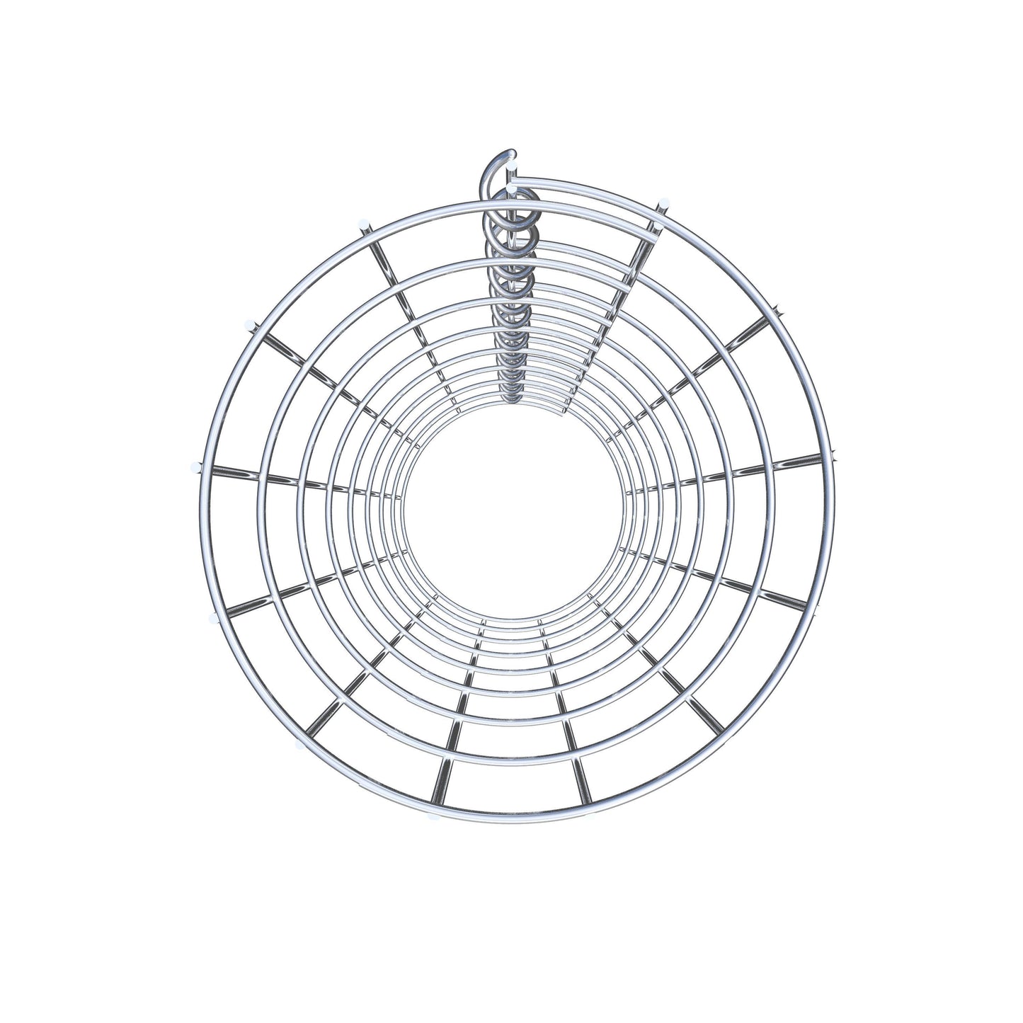 Colonne de gabion ronde 22 cm de diamètre, 80 cm de hauteur, mailles 5 cm x 10 cm