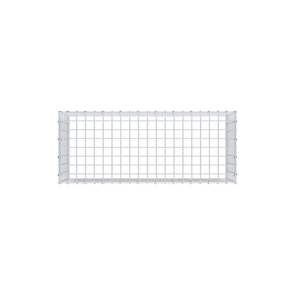 Mounted gabion type 3 100 cm x 40 cm x 40 cm (L x H x D), mesh size 5 cm x 5 cm, C-ring