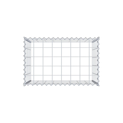 Påväxt gabion typ 3 80 cm x 50 cm x 50 cm (L x H x D), maskstorlek 10 cm x 10 cm, spiral