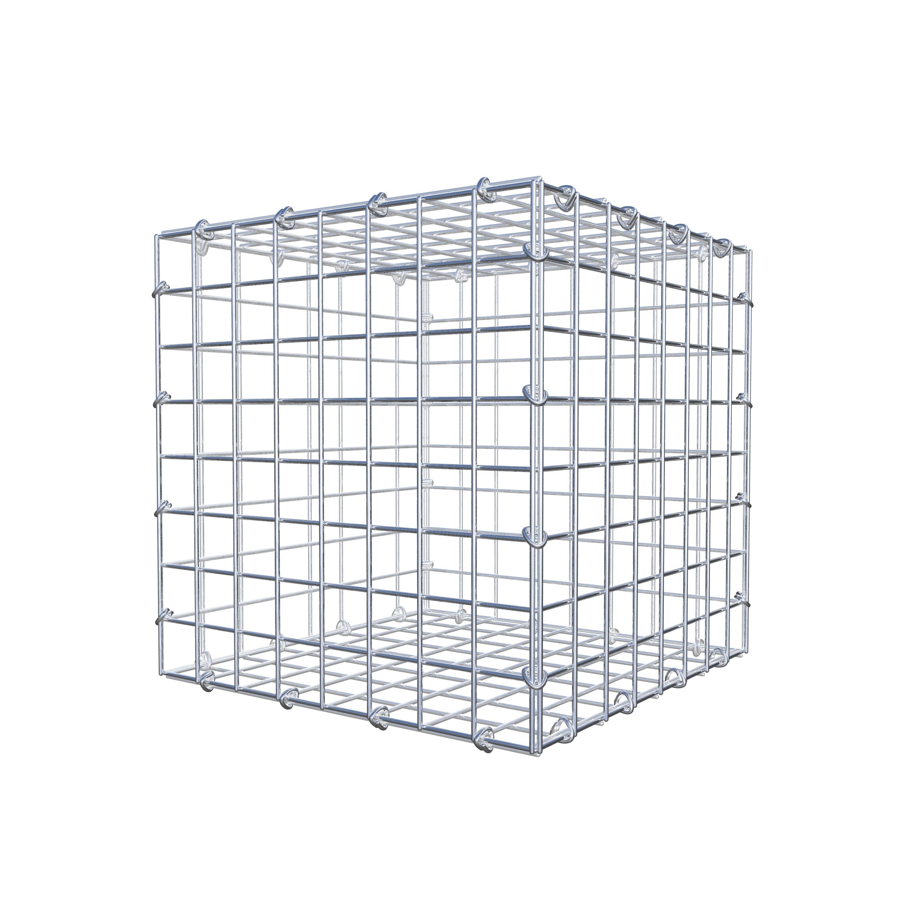 Gabion 40 cm x 40 cm x 40 cm (L x H x D), maskestørrelse 5 cm x 5 cm, C-ring