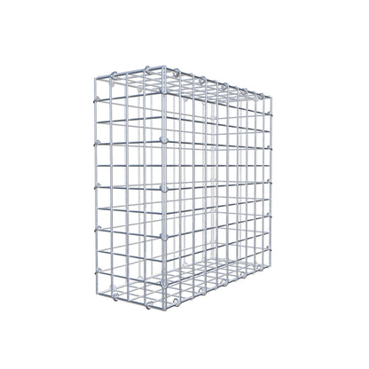 Gavión 50 cm x 50 cm x 20 cm (L x A x P), malla 5 cm x 5 cm, anillo en C