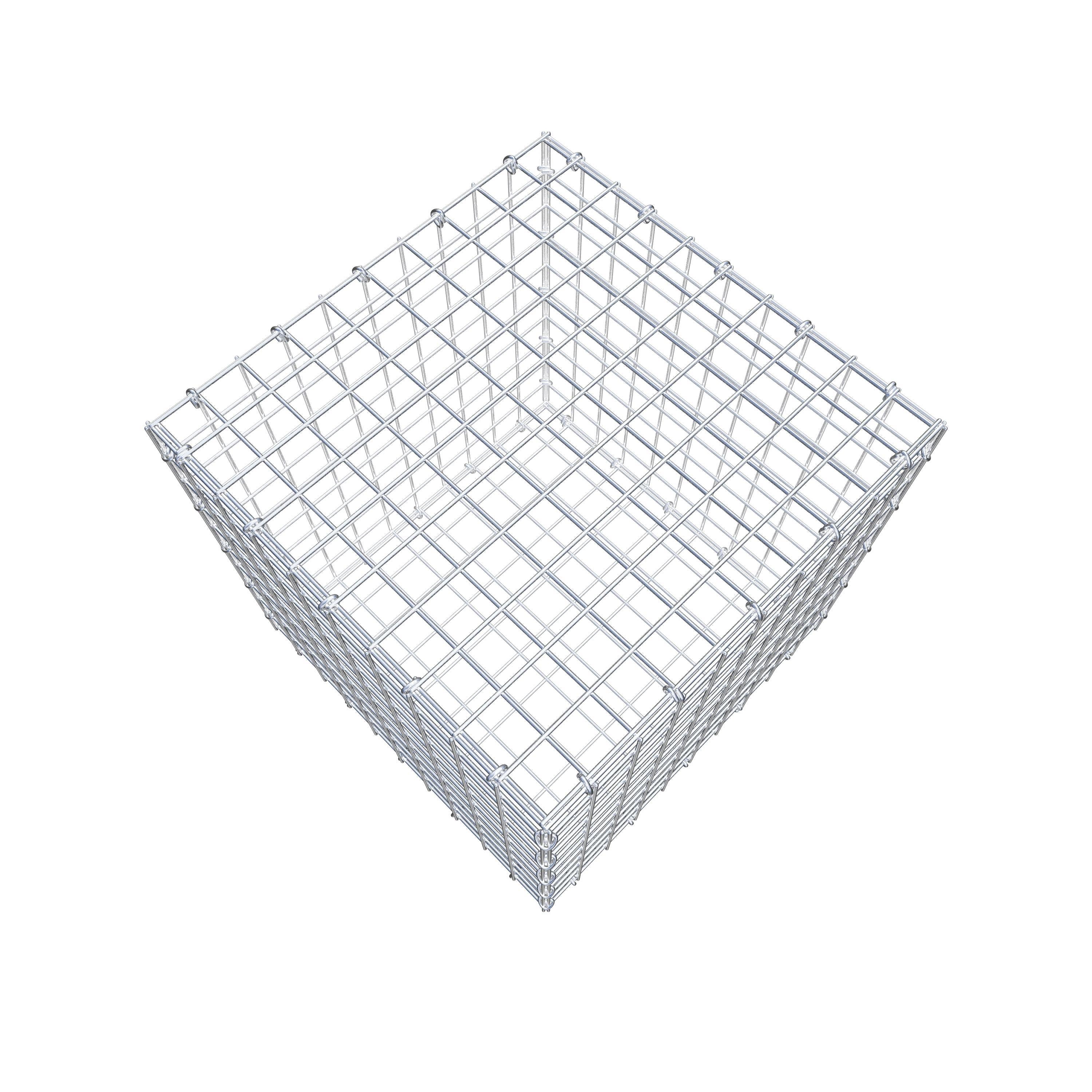 Gabion 50 cm x 50 cm x 50 cm (L x H x D), mesh size 5 cm x 5 cm, C-ring