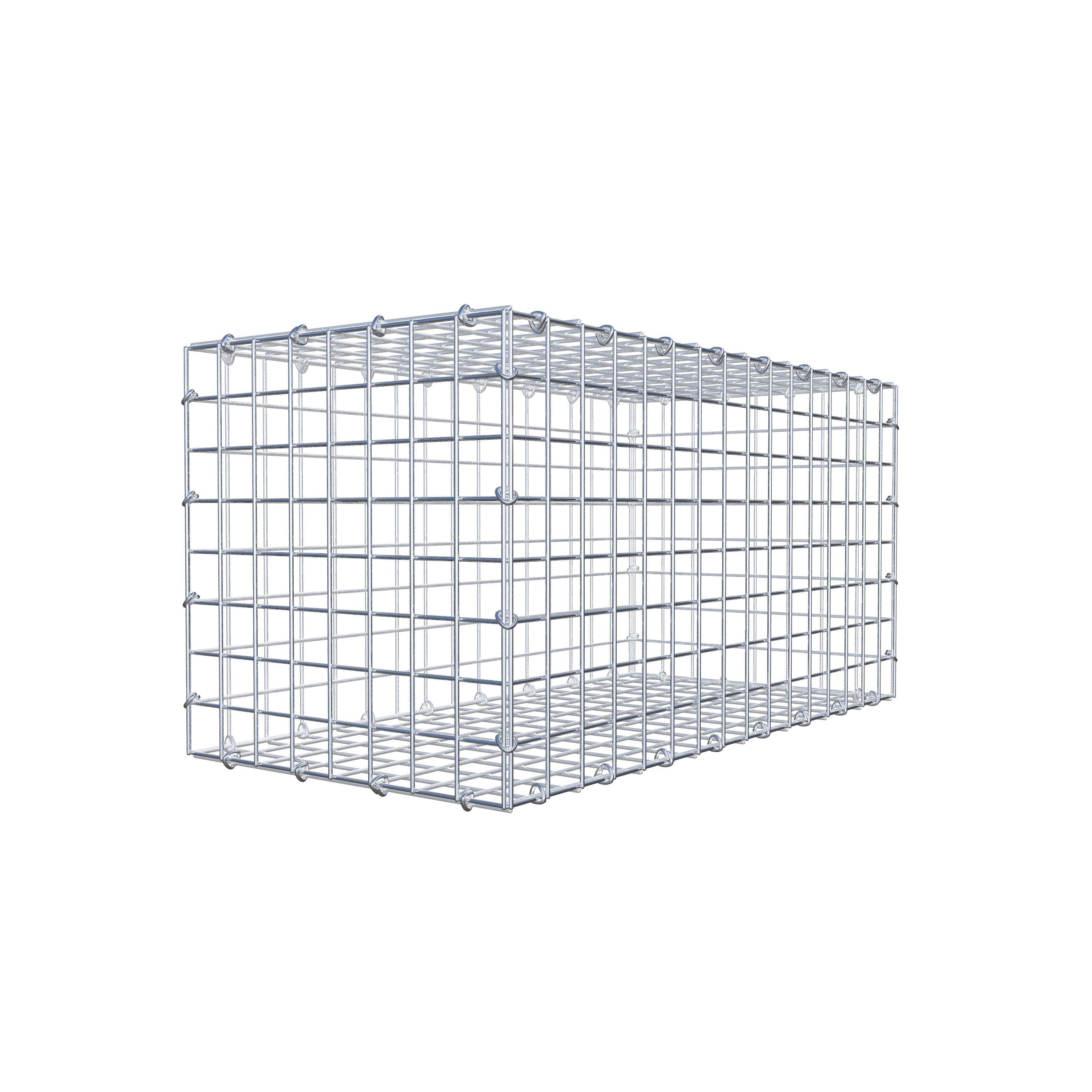 Gabion 80 cm x 40 cm x 40 cm (L x H x D), maskestørrelse 5 cm x 5 cm, C-ring