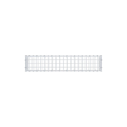 Gabion 100 cm x 20 cm x 20 cm (L x H x D), maskstorlek 5 cm x 5 cm, C-ring