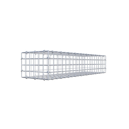 Gabion 100 cm x 20 cm x 30 cm (L x H x D), maskestørrelse 5 cm x 5 cm, C-ring