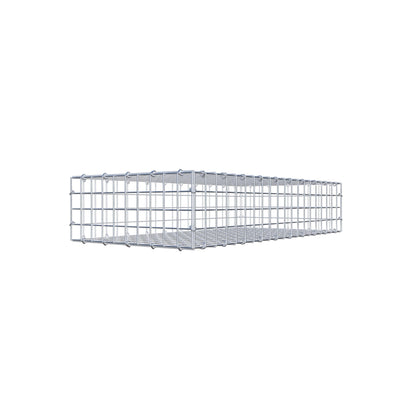 Gabion 100 cm x 20 cm x 50 cm (L x H x P), mailles 5 cm x 5 cm, anneau en C