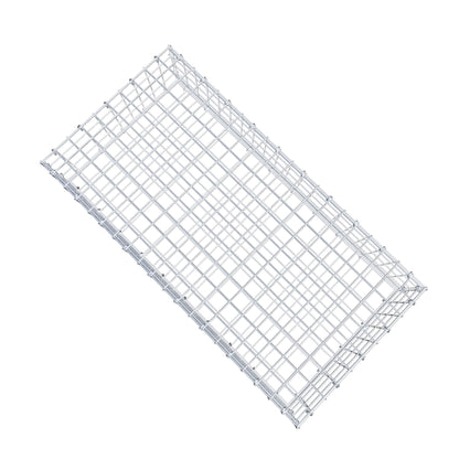 Gabion 100 cm x 20 cm x 50 cm (L x H x P), mailles 5 cm x 5 cm, anneau en C