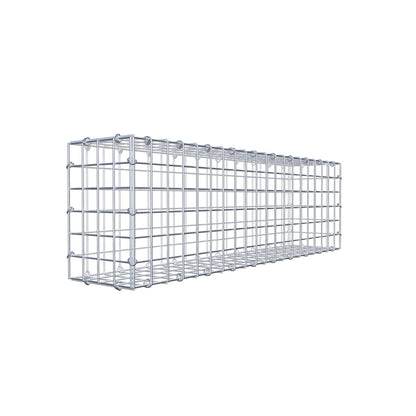 Gabbione 100 cm x 30 cm x 20 cm (L x H x P), maglia 5 cm x 5 cm, anello a C