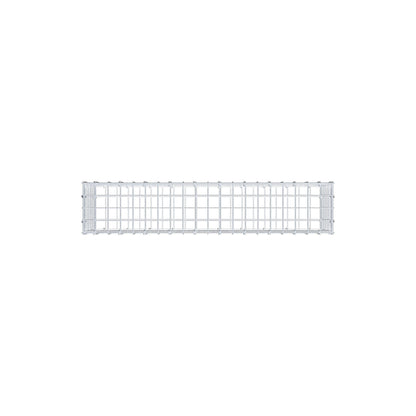 Gabbione 100 cm x 30 cm x 20 cm (L x H x P), maglia 5 cm x 5 cm, anello a C