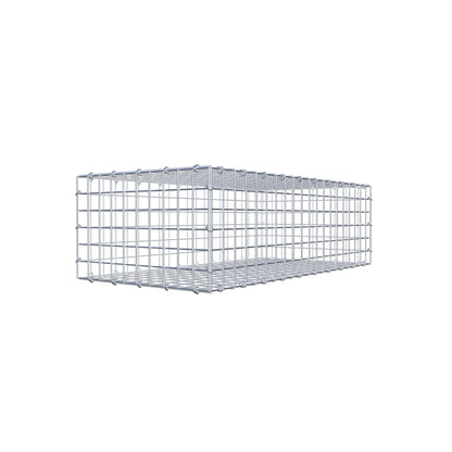 Gavión 100 cm x 30 cm x 50 cm (L x A x P), malla 5 cm x 5 cm, anillo en C