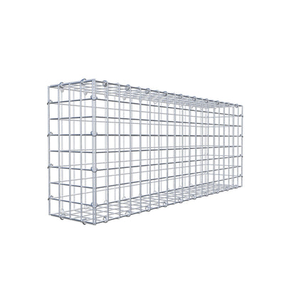Gabion 100 cm x 40 cm x 20 cm (L x H x D), maskstorlek 5 cm x 5 cm, C-ring