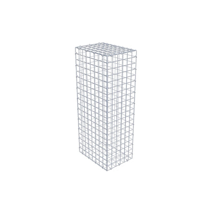 Gabion 100 cm x 40 cm x 30 cm (L x H x D), maskestørrelse 5 cm x 5 cm, C-ring