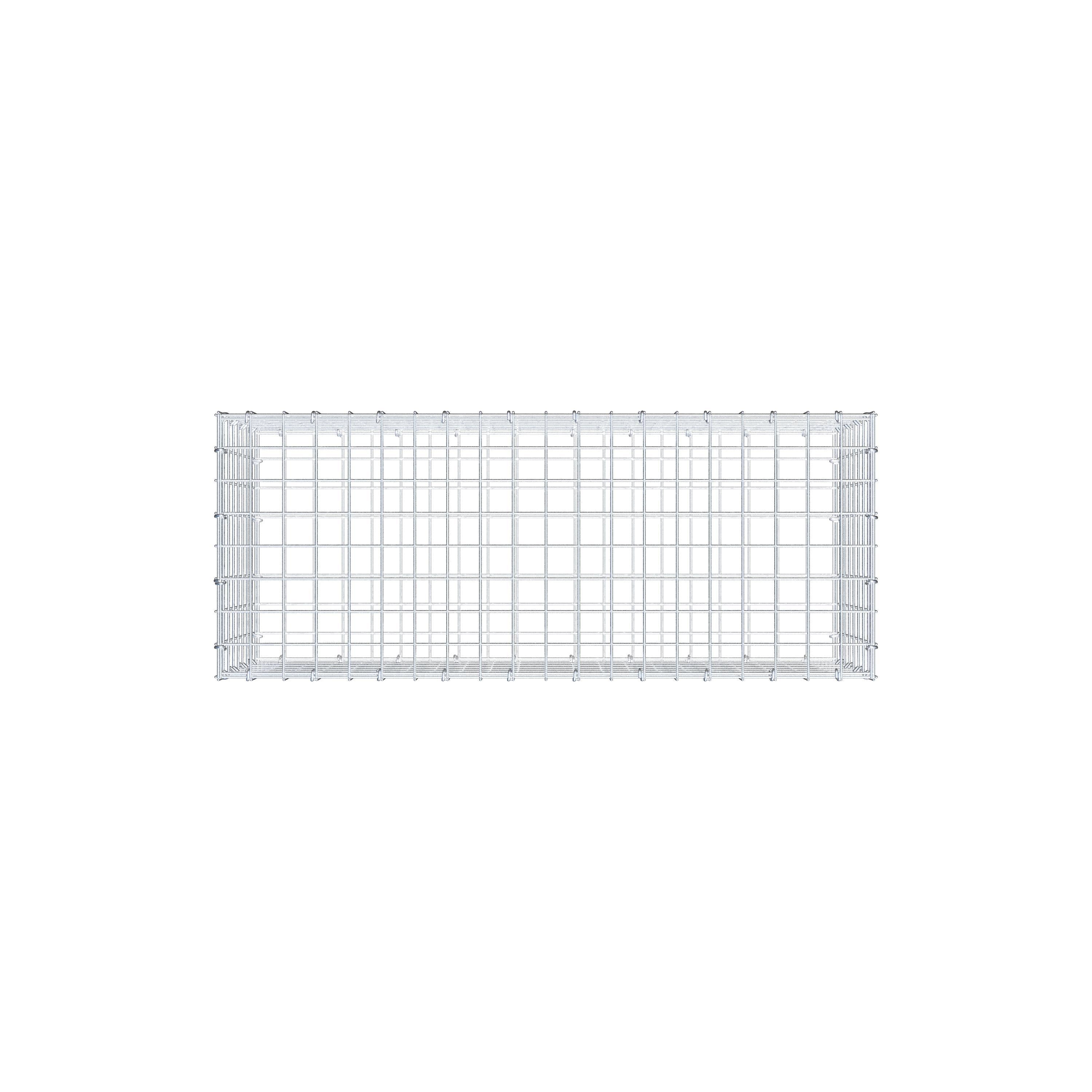 Gabione 100 cm x 40 cm x 40 cm (L x H x T), Maschenweite 5 cm x 5 cm, C-Ring