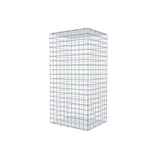 Gabbione 100 cm x 40 cm x 50 cm (L x H x P), maglia 5 cm x 5 cm, anello a C