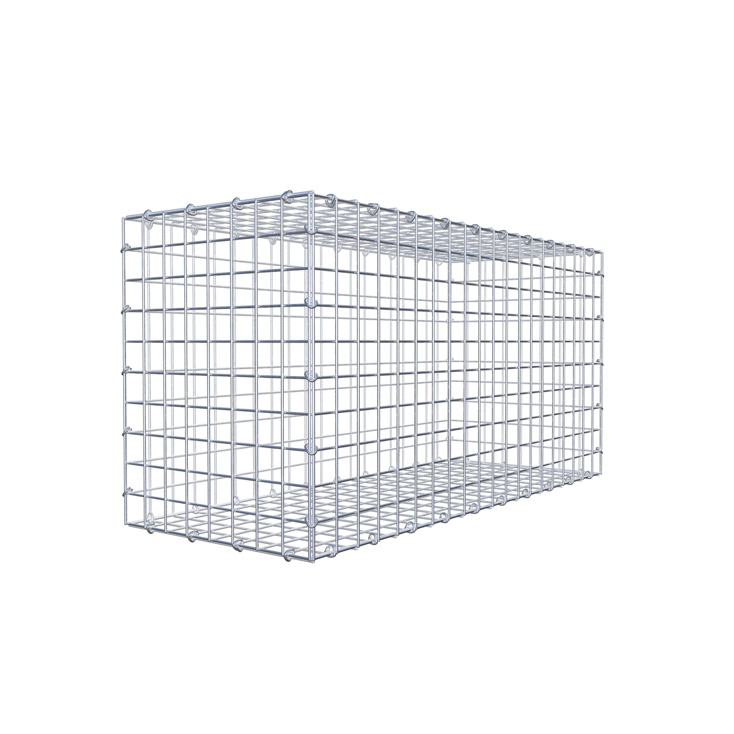 Gabion 100 cm x 50 cm x 40 cm (L x H x D), mesh size 5 cm x 5 cm, C-ring