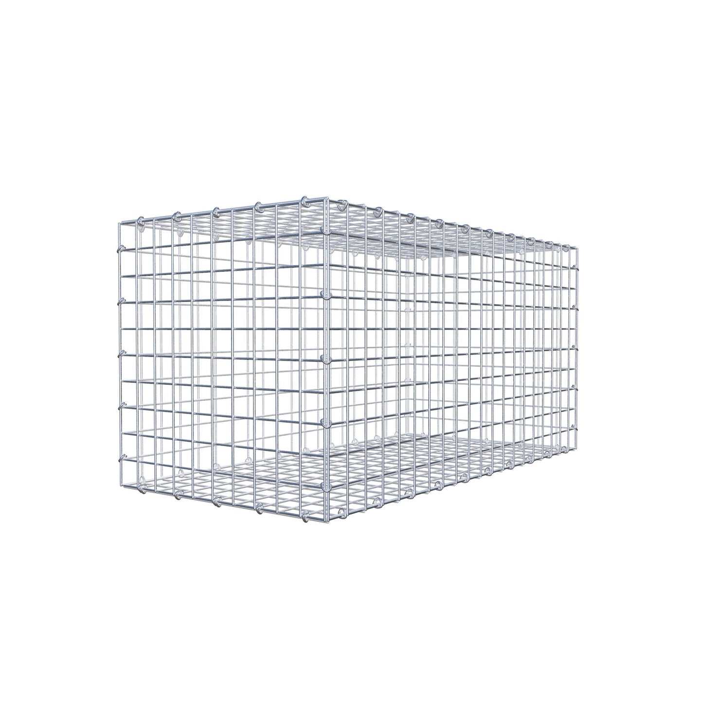 Gabion 100 cm x 50 cm x 50 cm (L x H x D), maskestørrelse 5 cm x 5 cm, C-ring